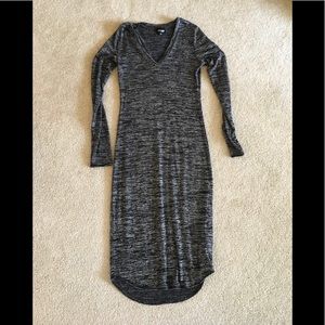 Wilfred Free Heather Black Knit Dress, size M